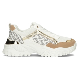 Sneakers Filippo BB116 white and beige