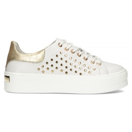 Leather shoes FILIPPO DP3531 / 22 Wh white golden