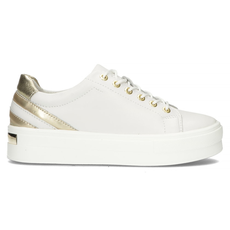 Leather shoes FILIPPO DP3530 / 22 Wh white golden