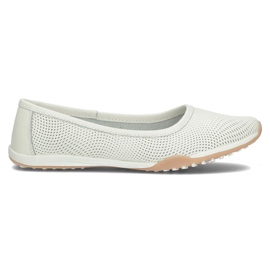 Leather Ballerinas Filippo DP3681 / 22 Wh white