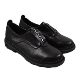 Slip on shoes S. Bararski W OLI147 black