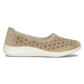 Leather shoes Filippo DP3673 / 22 Be beige