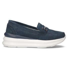 Leather shoes Filippo DP3504 / 22 Nv navy blue Leather shoes Filippo DP3504 / 22 Nv navy blue