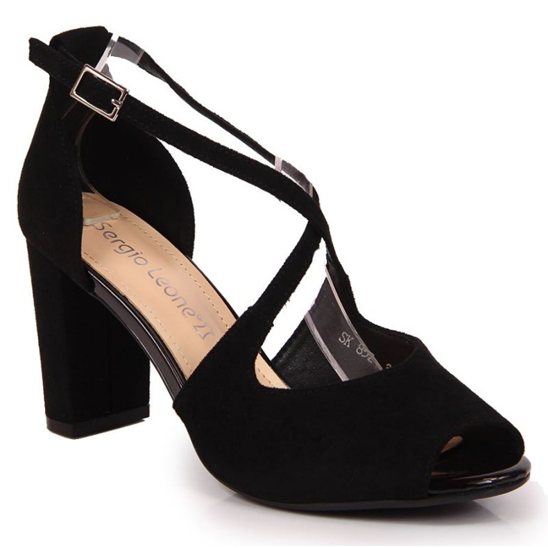 Sandals on the post of Sergio Leone W SK210C black