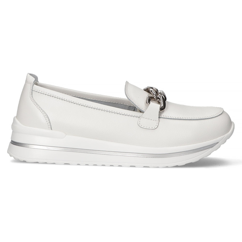 Leather shoes Filippo DP3555 / 22 Wh white