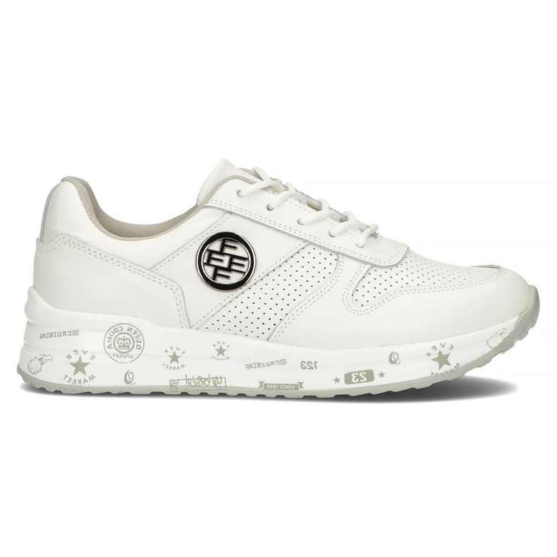 Leather Sneakers Filippo DP3542 / 22 Wh white