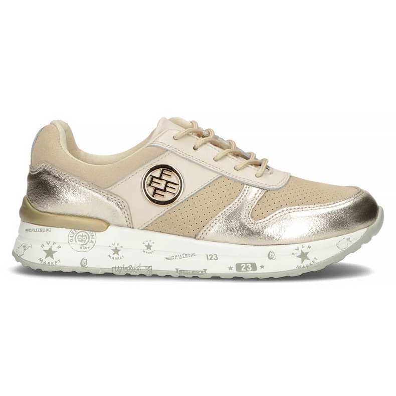Leather Sneakers Filippo DP3542 / 22 Be beige Leather Sneakers Filippo DP3542 / 22 Be beige