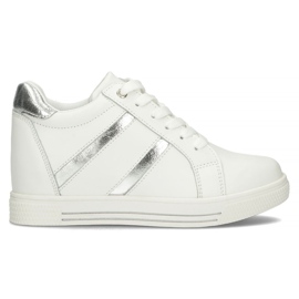 Leather Sneakers Filippo DP3549 / 22 Wh white