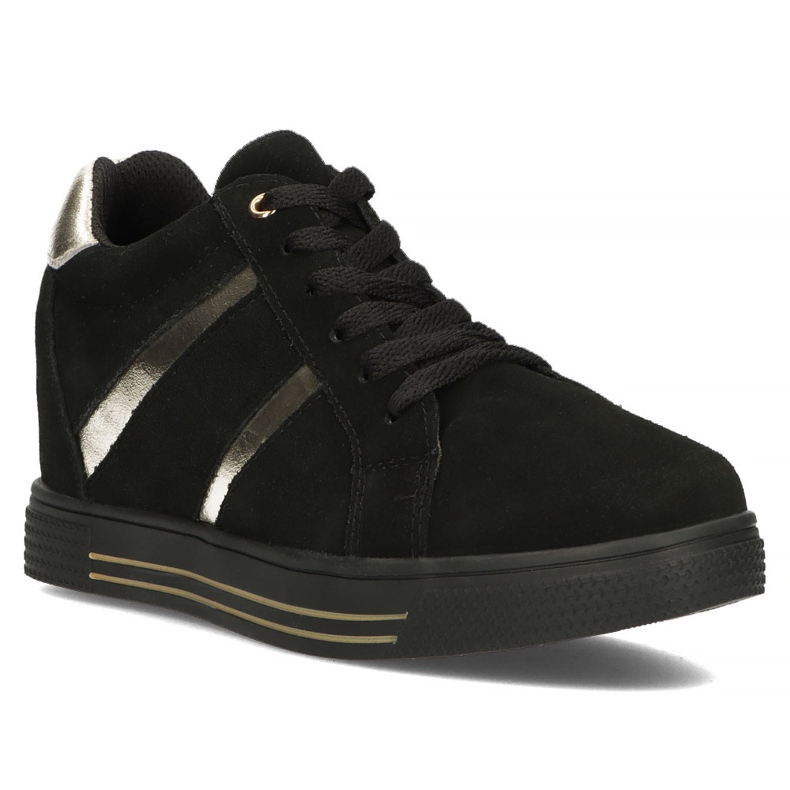 Leather Sneakers Filippo DP3549 / 22 Bk black