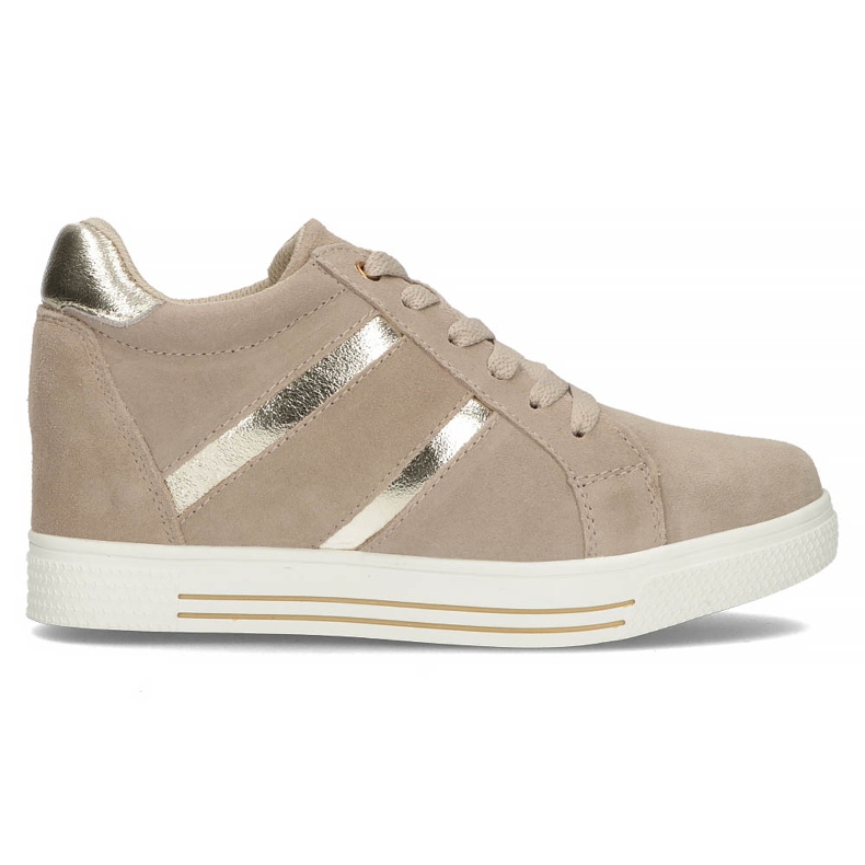 Leather Sneakers Filippo DP3549 / 22 Be beige