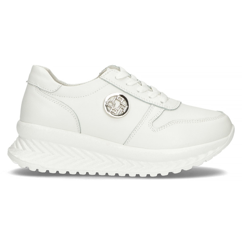 Leather Sneakers Filippo DP3547 / 22 Wh white