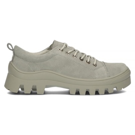 Leather FILIPPO DP3522 / 22 Gr gray sneakers grey