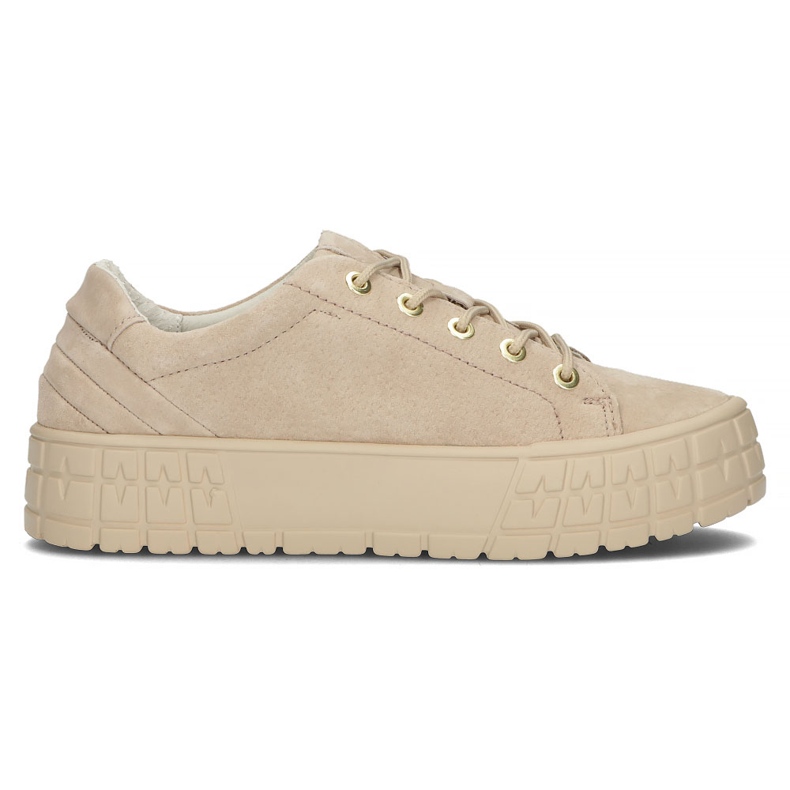 Leather sneakers FILIPPO DP3527 / 22 Be beige