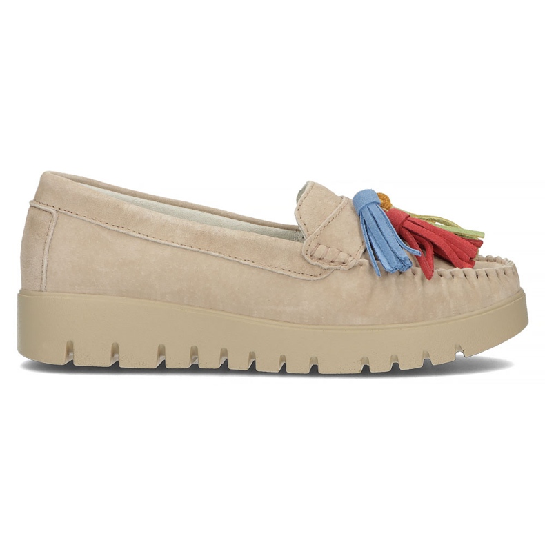 Leather shoes Filippo DP3535 / 22 Be beige