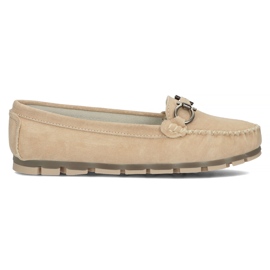 Leather loafers Filippo DP3613 / 22 Be beige