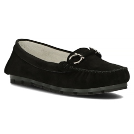 Leather moccasins Filippo DP3613 / 22 Bk black