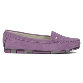 Leather loafers Filippo DP2037 / 22 Vi purple