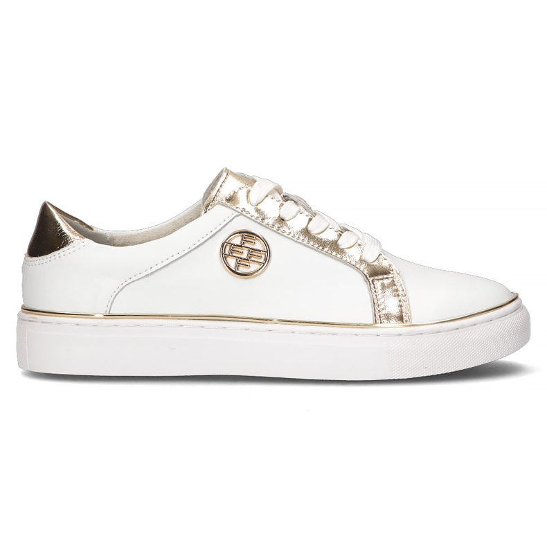 Leather sneakers FILIPPO DP3617 / 22 Wh white