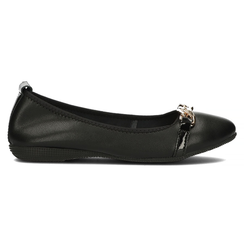 Leather ballerinas Filippo DP3709 / 22 Bk black