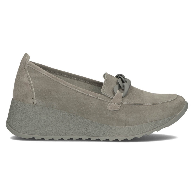 Leather shoes Filippo DP3632 / 22 Gr gray grey