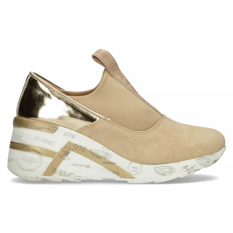 Leather Sneakers Filippo DP3652 / 22 Be beige Leather Sneakers Filippo DP3652 / 22 Be beige