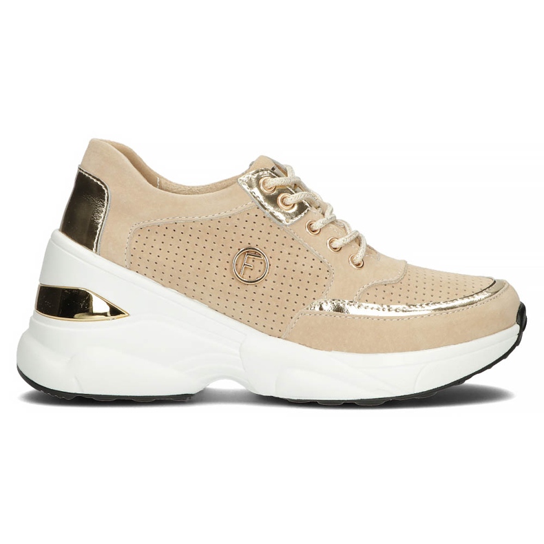 Leather Sneakers Filippo DP3655 / 22 Be beige