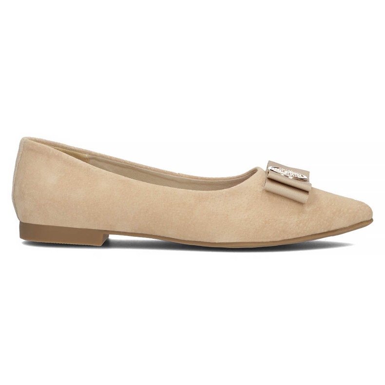 Leather shoes Filippo DP3683 / 22 Be beige