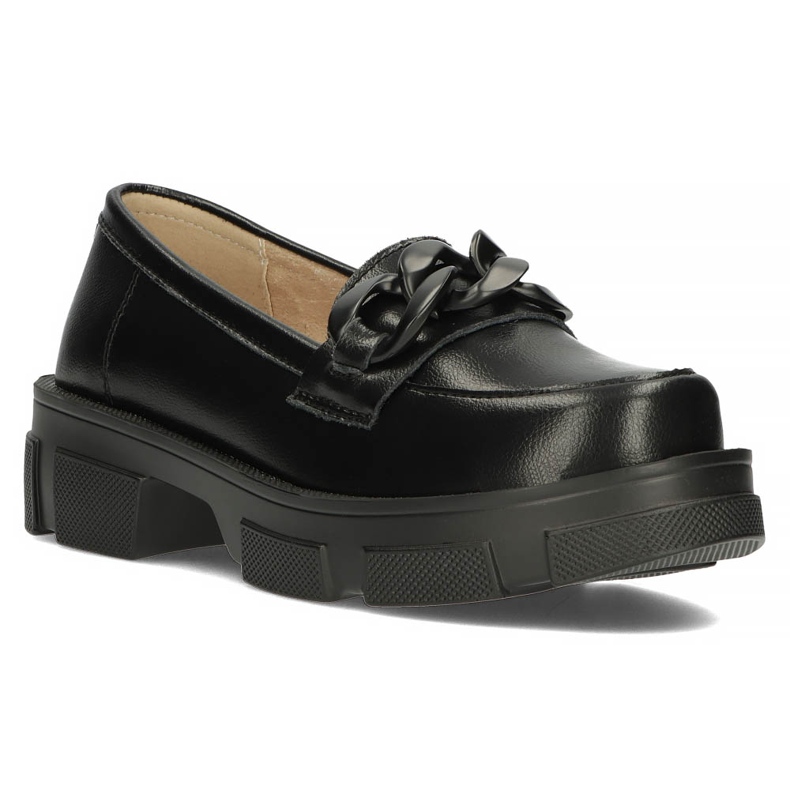 Leather shoes Filippo DP3221 / 22 Bk Bk black