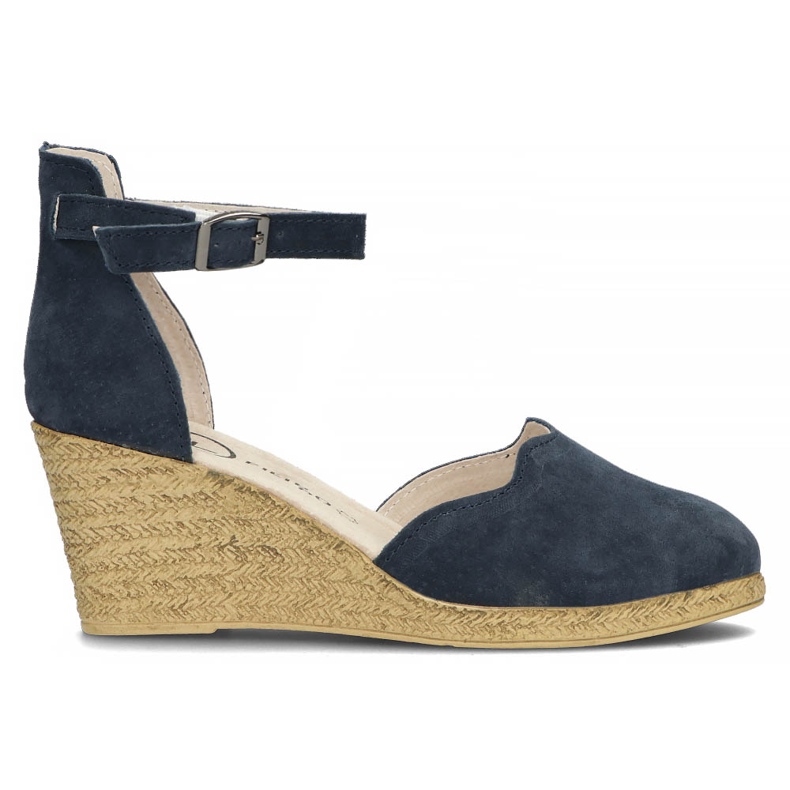 Leather sandals Filippo DS1394 / 22 Nv navy blue