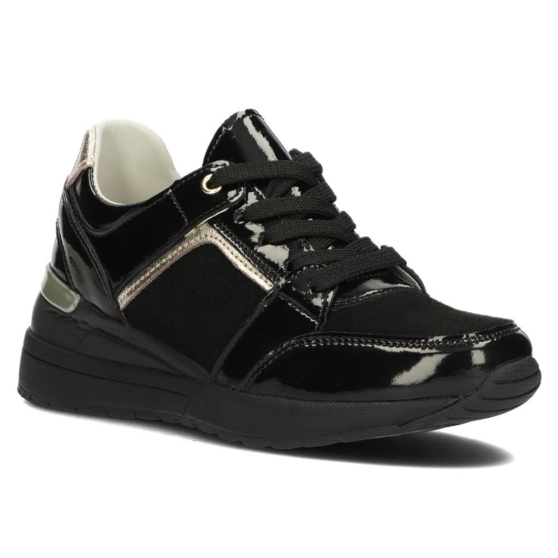 Leather sneakers Filippo DP2003 / 22 Bk Bk black Leather sneakers Filippo DP2003 / 22 Bk Bk black