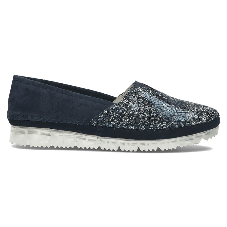 Leather shoes Filippo DP2147 / 22 Nv navy blue