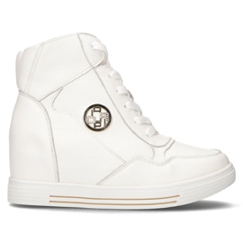 Leather Sneakers Filippo DBT3552 / 22 Wh white