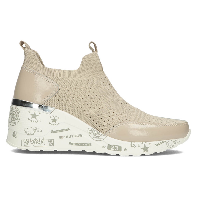 Leather shoes Filippo DP3551 / 22 Be beige