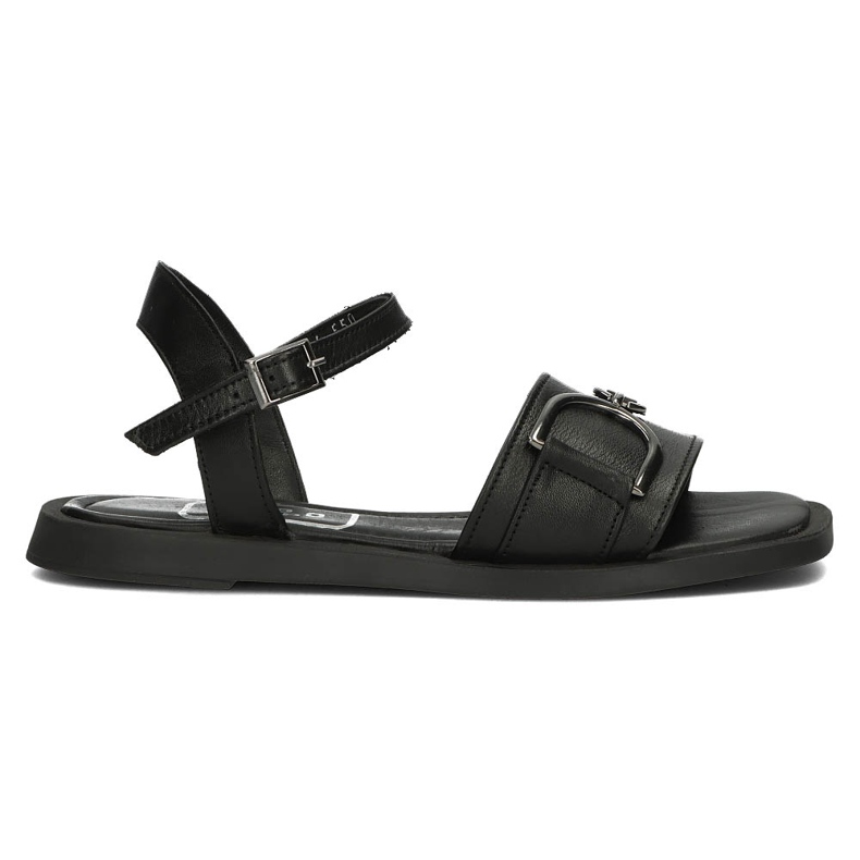 Leather sandals Filippo DS3901 / 22 Bk black