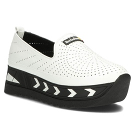 Leather shoes Filippo DP3906 / 22 Wh white