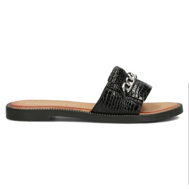 Filippo DK3671 / 22 Bk black slippers