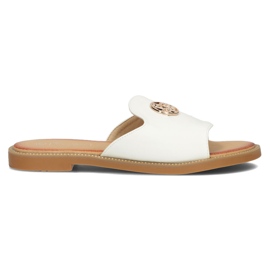 Filippo DK3668 / 22 Wh white slippers