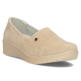 Leather shoes Filippo DP3628 / 22 Be beige