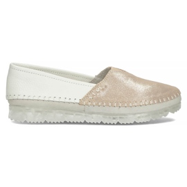 Leather shoes Filippo DP2147 / 22 Wh Go white golden