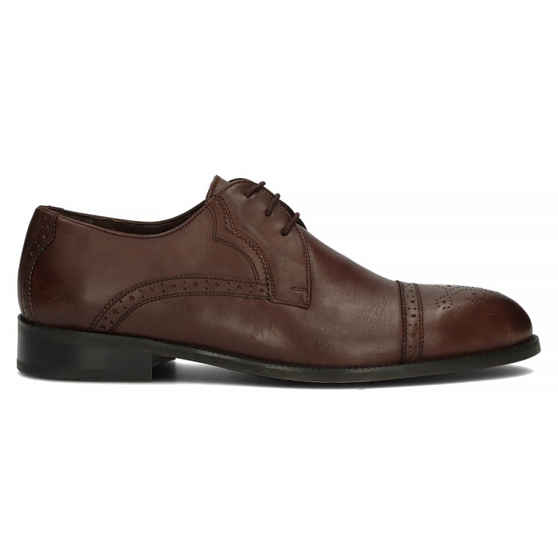 Leather shoes Filippo 508 brown Coffe