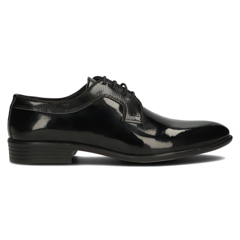 Leather shoes Filippo 1737 black lacquer