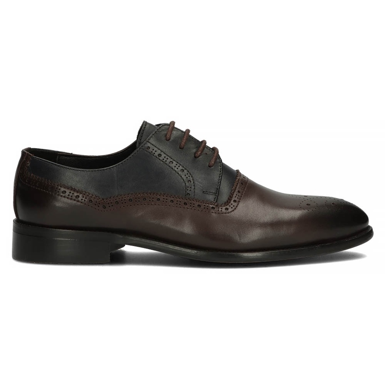 Leather shoes Filippo 3615 brown Coffe Antiq navy blue Leather shoes Filippo 3615 brown Coffe Antiq navy blue