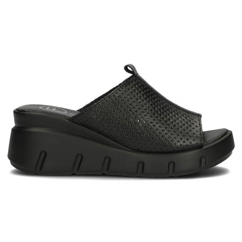 Leather slippers Filippo DK3594 / 22 Bk black Leather slippers Filippo DK3594 / 22 Bk black
