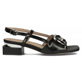 Leather sandals Filippo DS3742 / 22 Bk black
