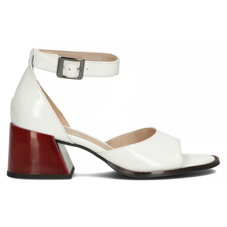 Leather sandals Filippo DS3723 / 22 Wh white