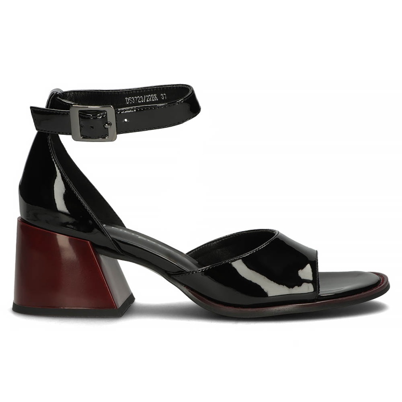 Leather sandals Filippo DS3723 / 22 Bk black