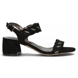 Filippo DS3606 / 22 Bk black sandals Filippo DS3606 / 22 Bk black sandals