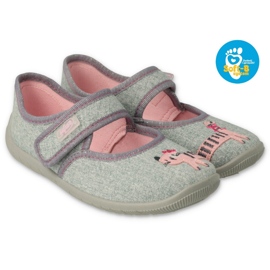 Befado children's shoes 955X006 grey Befado children's shoes 955X006 grey