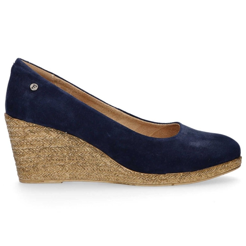 Leather shoes Filippo DP1328 / 20 Nv navy blue yellow Leather shoes Filippo DP1328 / 20 Nv navy blue yellow