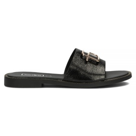 Filippo DK3701 / 22 Bk black slippers